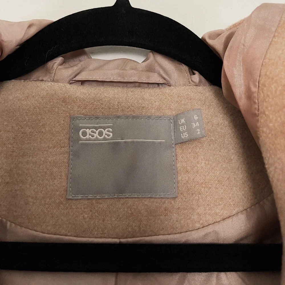 ASOS Tan Winter Jacket - Picture 3 of 5
